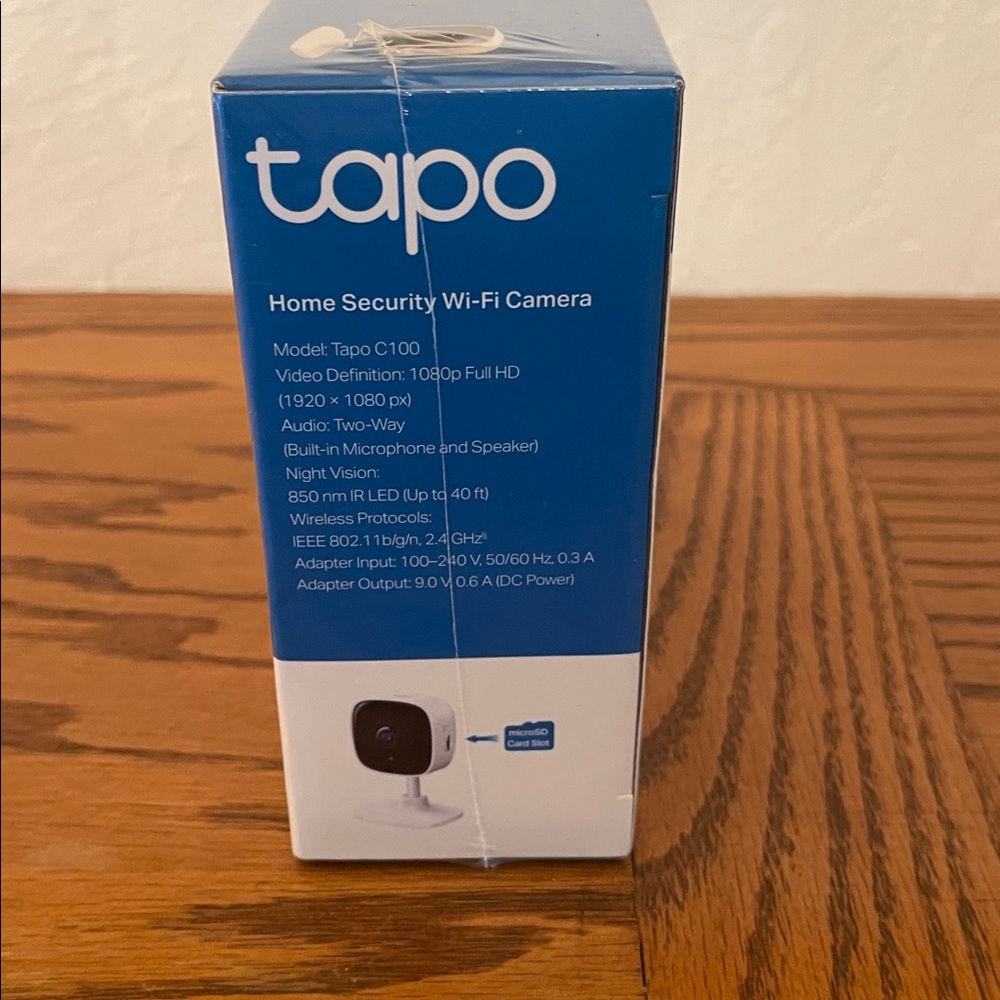 TP-Link Tapo Home Security Wi‑Fi Camera Box — Blue & White - Picture 2 of 5